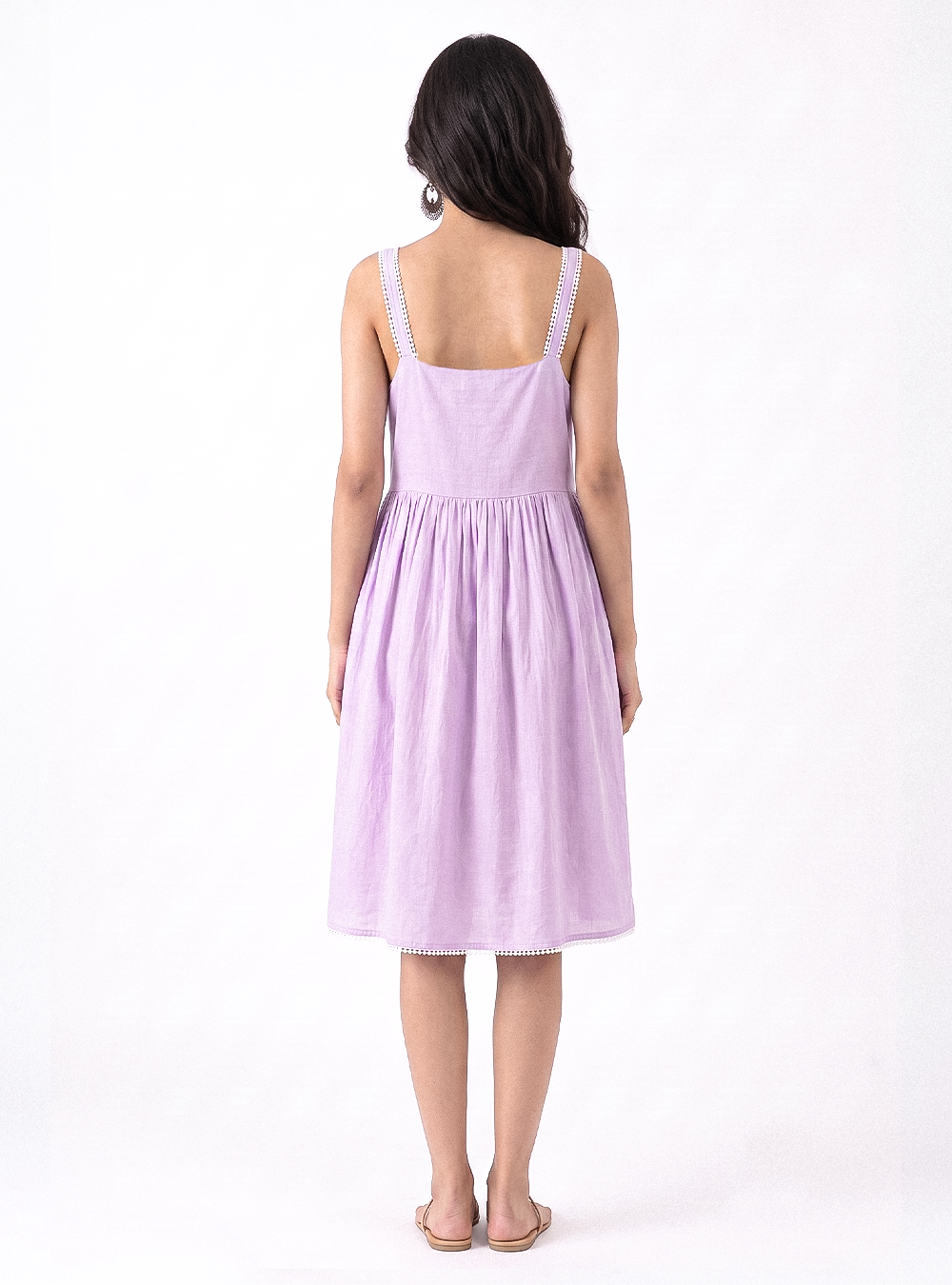 Lilac & Blossom Strap Dress