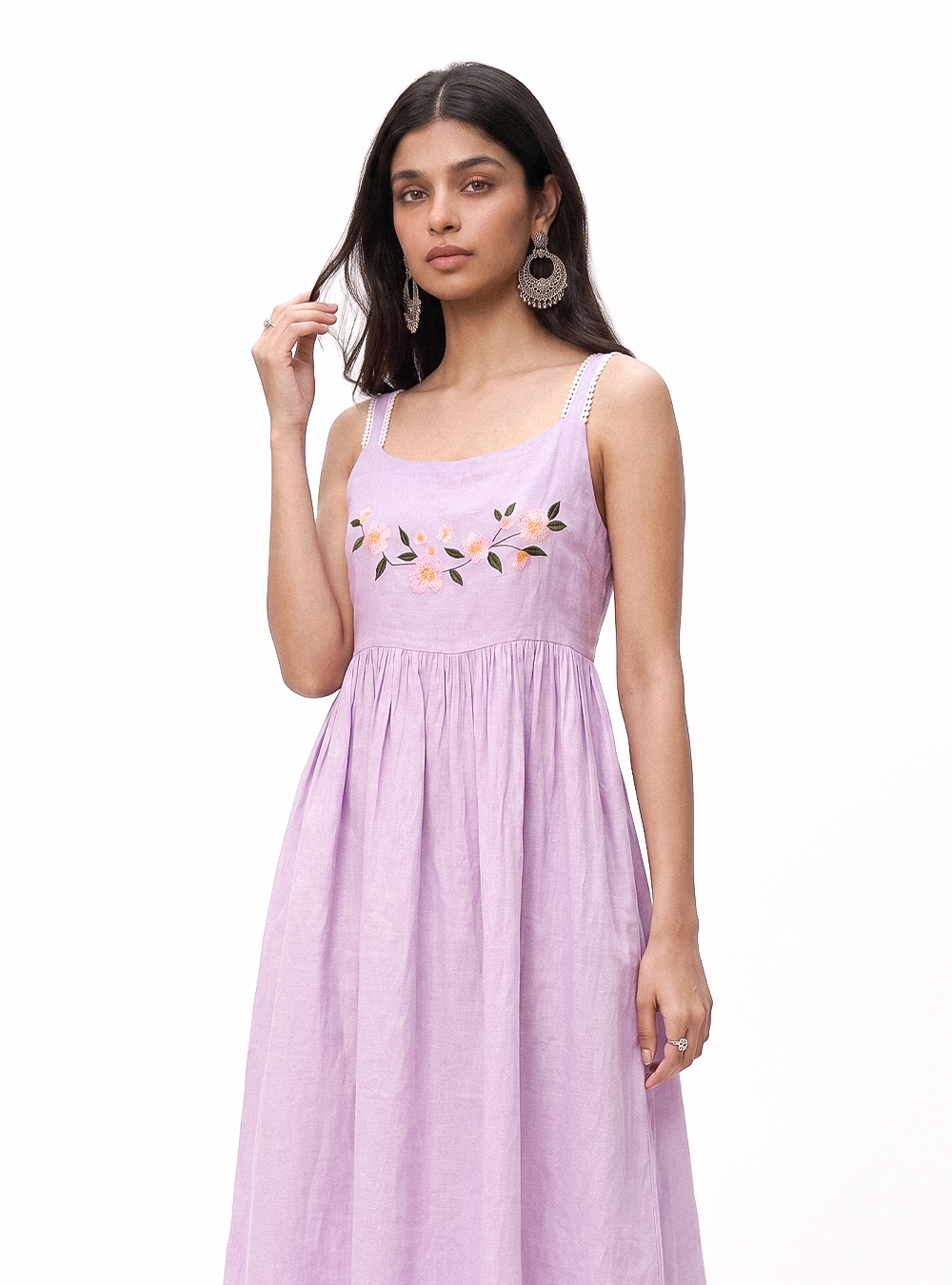 Lilac & Blossom Strap Dress