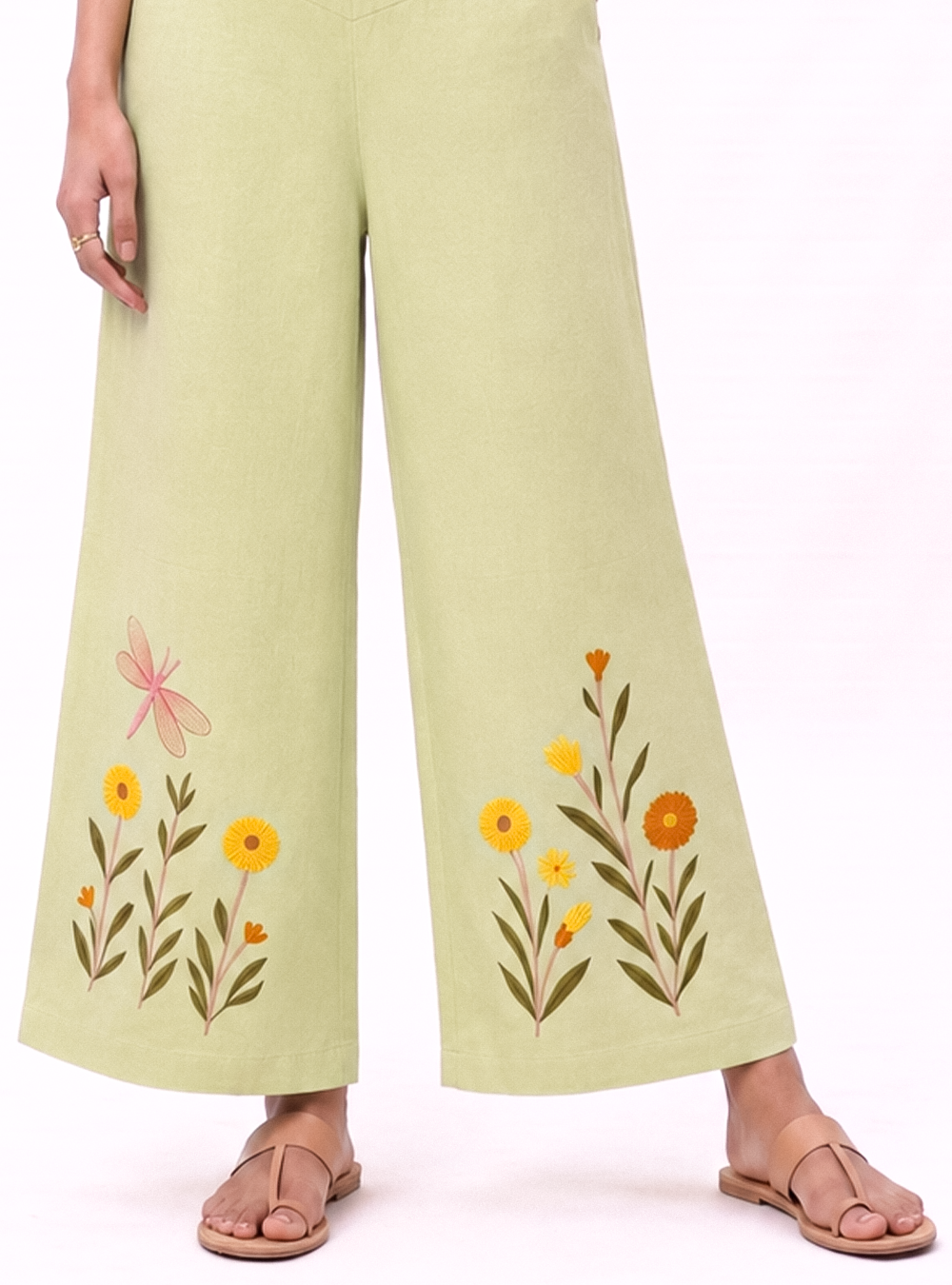 Dragonfly & Daisy Embroidered Co-ord Set